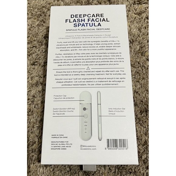 Skin Inc Deepcare Flash Facial Spatula NEW in Box - Picture 3 of 3